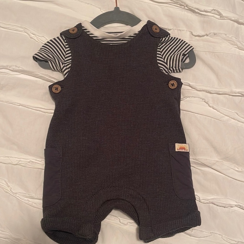 Baby Boys overalls and bodysuit